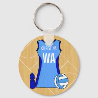 Einzigartige Personalisierte Netball-benutzerdefin Schlüsselanhänger