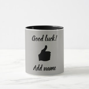 Einzigartige personalisierte viel Glück-Tasse Tasse