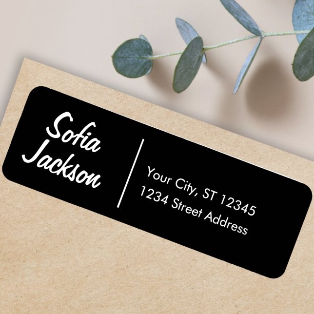 Einzigartige Rücksendeadresse für das Thema Schwar (Von Creator hochgeladen)