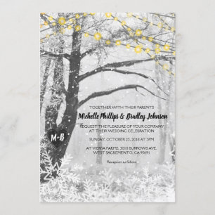 Einzigartige rustikale einladung