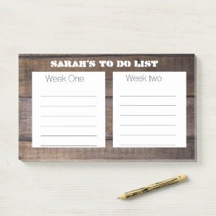 Einzigartige rustikale Organisierte Dinge, um benu Post-it Klebezettel