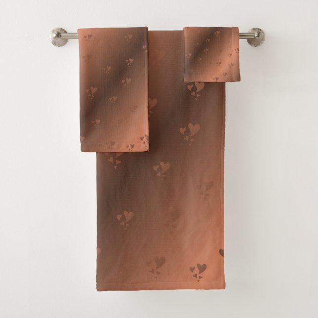 einzigartige, schöne, farbenfrohe, gemalte Muster Badhandtuch Set (Insitu)