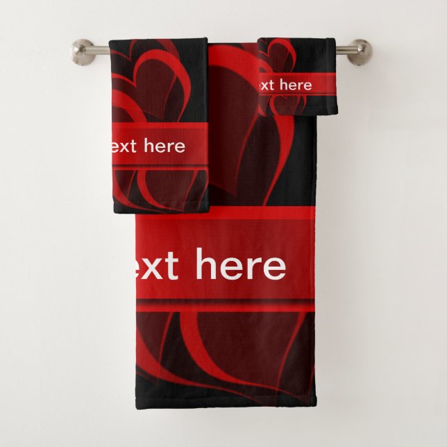 einzigartige, schöne, farbenfrohe, gemalte Muster Badhandtuch Set (Insitu)