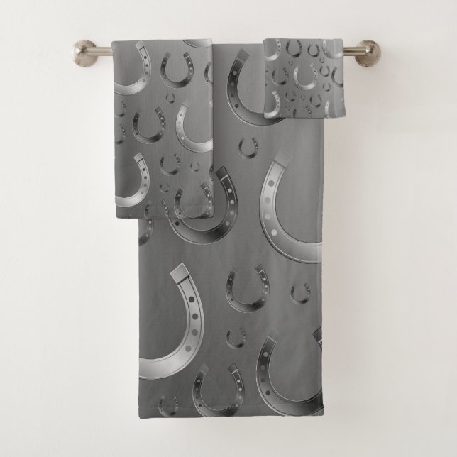 einzigartige, schöne, farbenfrohe, gemalte Muster Badhandtuch Set (Insitu)