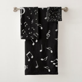 einzigartige, schöne, farbenfrohe, gemalte Muster Badhandtuch Set