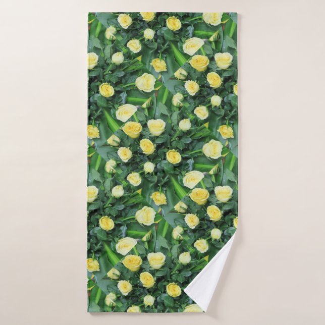 einzigartige, schöne, farbenfrohe, gemalte Muster Badhandtuch Set (Badehandtuch)