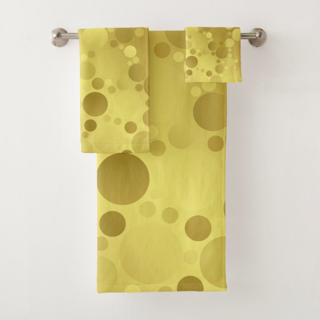 einzigartige, schöne, farbenfrohe, gemalte Muster Badhandtuch Set (Insitu)