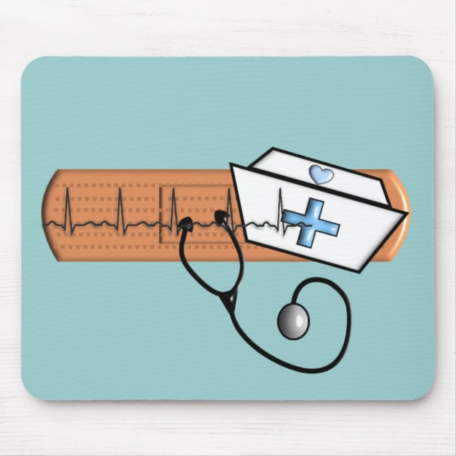 Einzigartige Schulkrankenschwester-Geschenke Mousepad (Vorne)