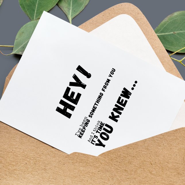 Einzigartige Schwangerschaftsankündigung Karte für (Von Creator hochgeladen)