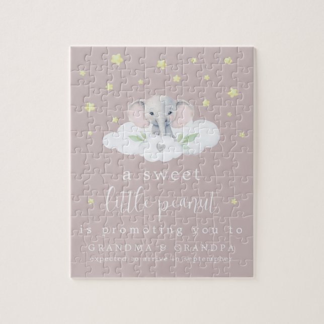 Einzigartige Schwangerschaftsankündigung Puzzle Pi (Vertikal)