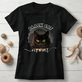 Einzigartige Schwarze Katzenmutter mit individuell T-Shirt