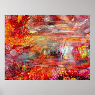 Einzigartige SciFi Fantasy Space Szene für digital Poster