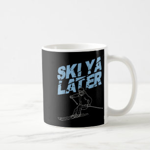 Einzigartige Skikunst für Männer Frauen Kinder Ski Kaffeetasse