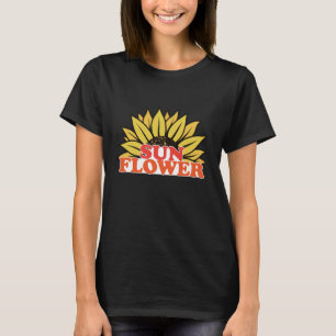 Einzigartige Sonnenblume Niedliche Blume Grafik T-Shirt