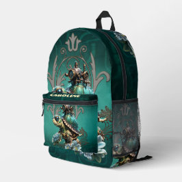 Einzigartige Steampunkturte. Bedruckter Rucksack