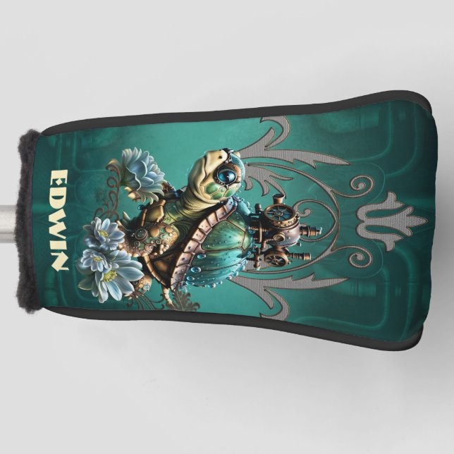 Einzigartige Steampunkturte. Golf Headcover (Vorderseite)