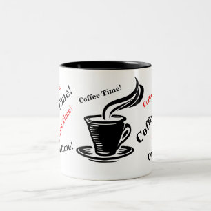 Einzigartige Tasse mit Kaffee