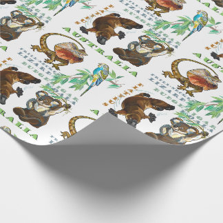 einzigartige Tiere in Australien Geschenkpapier