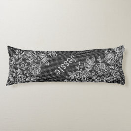 Einzigartige, transparente Faux-Floral-Spitze pers Seitenschläferkissen