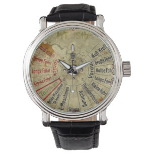 Einzigartige U-Boot WW2 Fernschreiber-Uhr Armbanduhr