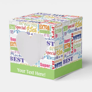 Einzigartige und besondere 95. Geburtstagsgeschenk Geschenkschachtel