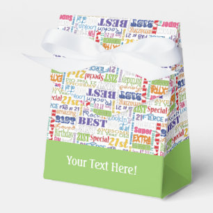 Einzigartige und besondere Geschenke zum 21. Gebur Geschenkschachtel