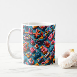 Einzigartige und farbenfrohe Radiergummis in Formm Kaffeetasse