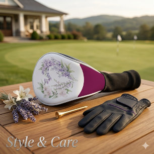 Einzigartige und personalisierte Blumen-Golf-Schla Golf Headcover