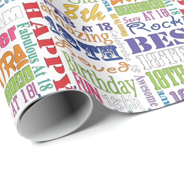 Einzigartige und Special-18. Geschenkpapier (Rolleneckpunkt)