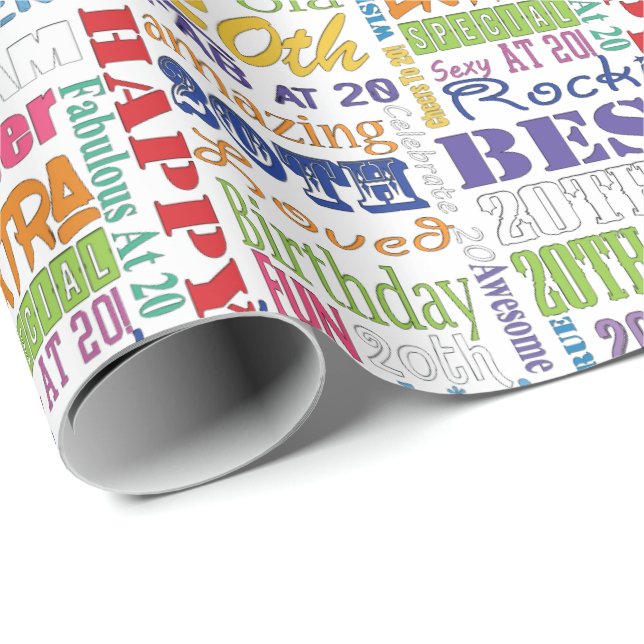 Einzigartige und Special-20. Geschenkpapier (Rolleneckpunkt)