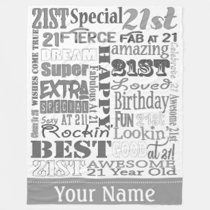 Einzigartige und Special-21. Fleecedecke