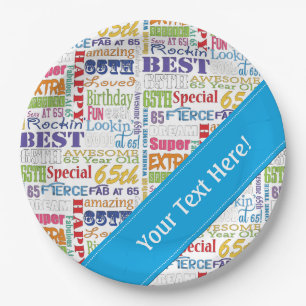 Einzigartige und Special-65. Pappteller