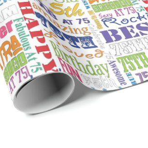 Einzigartige und Special-75. Geschenkpapier