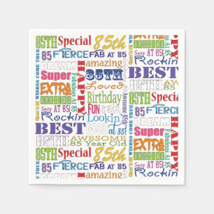 Einzigartige und Special-85. Serviette