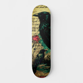 Einzigartige urbane Kunst Inspiriert Gotik und Rot Skateboard