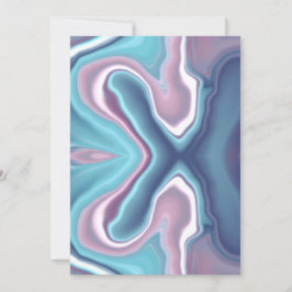 Einzigartige Valentine Abstrakte und lebendige Kar Feiertagskarte