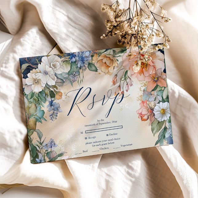 Einzigartige Viktorianische Königliche Hochzeit RSVP Karte (Von Creator hochgeladen)