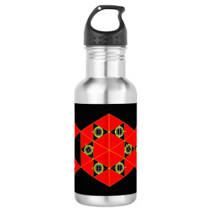 Einzigartige Wasserflaschendesigns auf Zazzle Edelstahlflasche