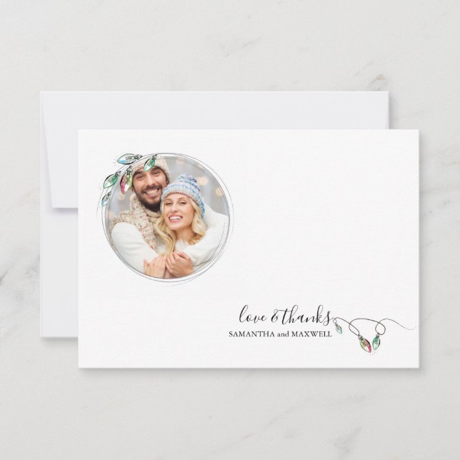 Einzigartige Weihnachtskarte für Skandinavien Mitteilungskarte (Vorderseite)