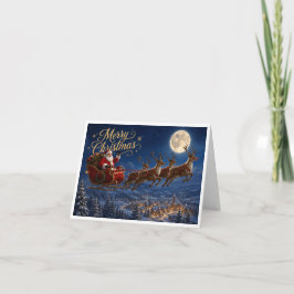 einzigartige Weihnachtskarte Karte