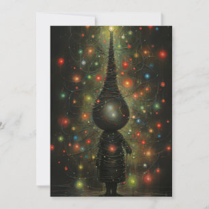 Einzigartige Weihnachtskarten - druckbare Weihnach Feiertagskarte