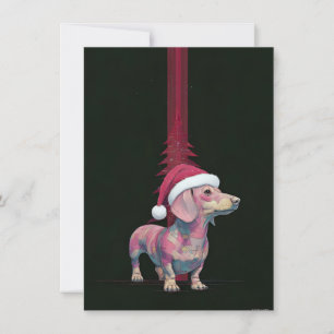 Einzigartige Weihnachtskarten Feiertagskarte