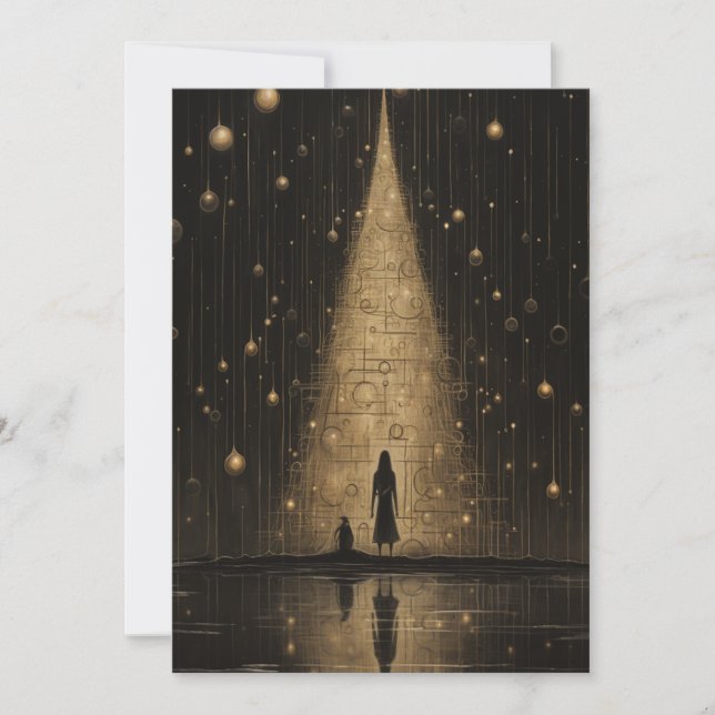 Einzigartige Weihnachtskarten - Weihnachtskarte Ze Feiertagskarte (Vorderseite)