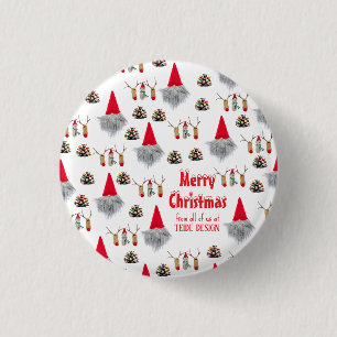 Einzigartige Weihnachtskundengeschenkknöpfe Button