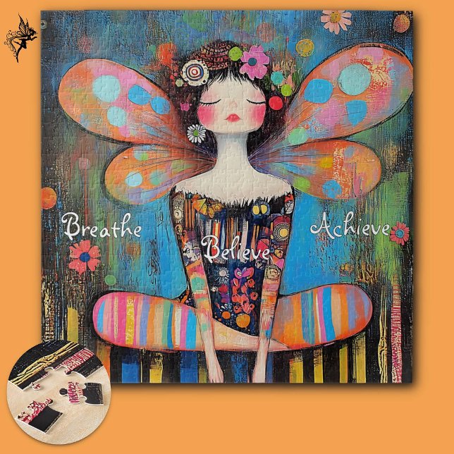 Einzigartige Whimsical Inspirational Fairy Doing Y Puzzle (Von Creator hochgeladen)