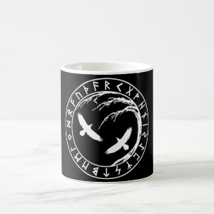 Einzigartige Yggdrasil Futhark Tasse