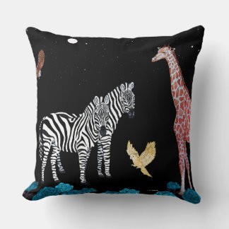 Einzigartige Zebras Kissen