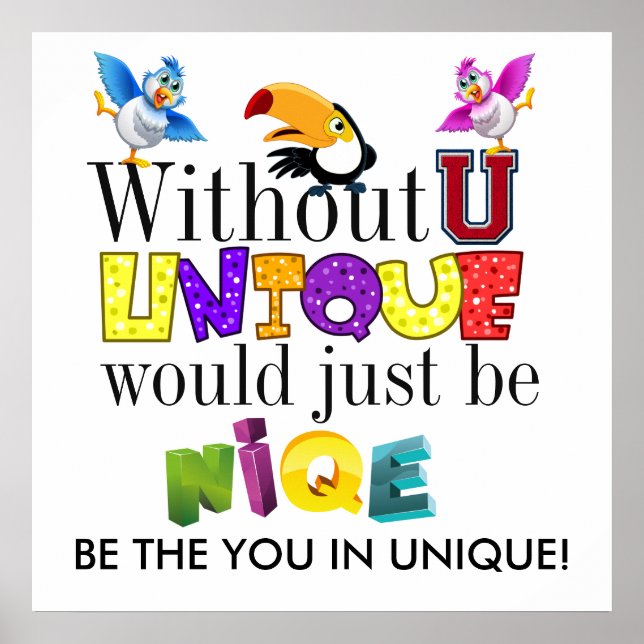 EINZIGARTIGE ZUVERLÄSSIGKEIT IHNEN Poster (Vorne)