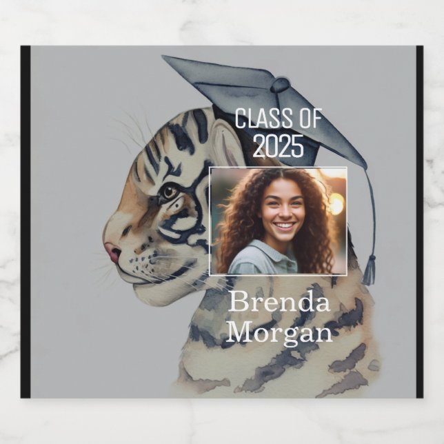 Einzigartiger Abschluss Bierflaschenetikett (Einzelnes Label)