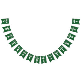 Einzigartiger Abschluss der Juristischen Fakultät Wimpelkette